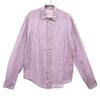 Frank&Eileen Linen Check Long Sleeve Shirt XS Men's Used