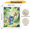 Disney Stitch Forest Adventure Digital Oil Painting Art Kit Hand Filled Home Decor