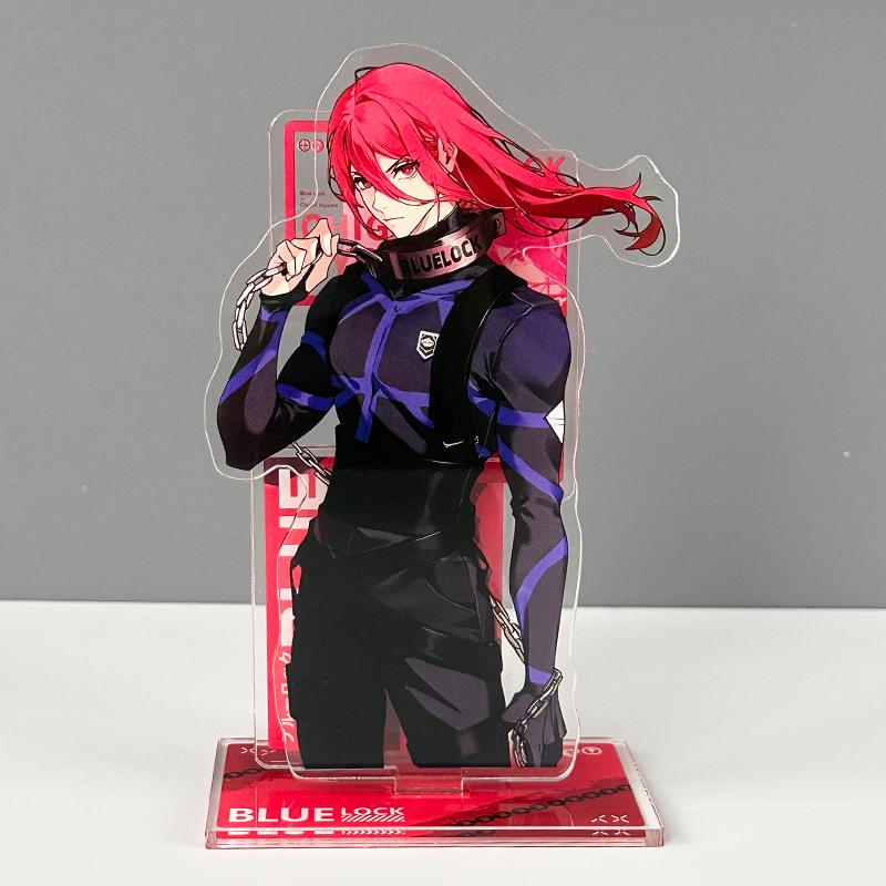 Blue Lock Acrylic Stand Model Figures Nagi Seishiro Mikage Reo Bachira Meguru Anime Desk Display Collection Model Gift