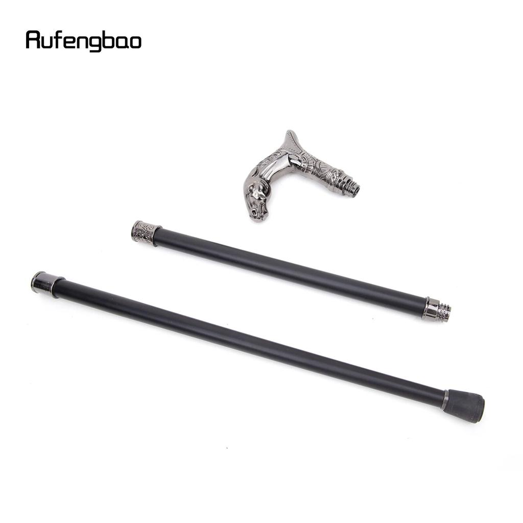 Голова лошади, модная трость с изображением животного, декоративная трость для косплея, винтажная вечерние модная трость для ходьбы, 93 см