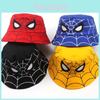 Панама Человек-паук для детей, Хлопковый материал, Идеальная летняя, осенне-зимняя шляпа