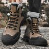 Unisex Warm Lined Outdoor Thick Sole Boots High Top Shoes Fashion Style Winter Walking and Commuting Casual Outdoor Travel Sizes 38-46