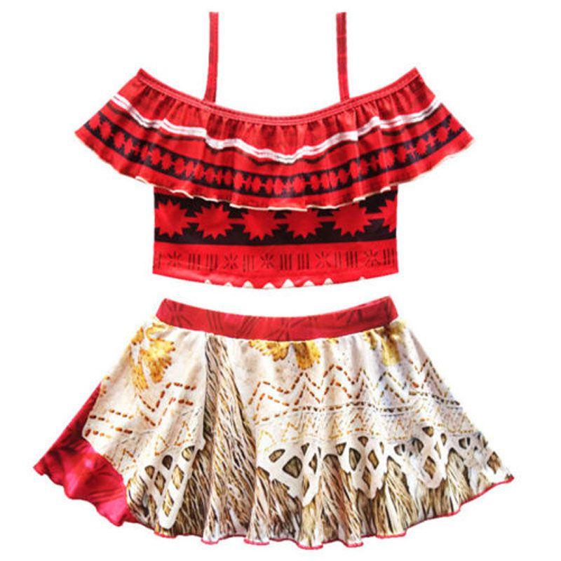 Очаровательное детское платье принцессы Моаны в гавайском стиле для незабываемых вечеринок и веселья