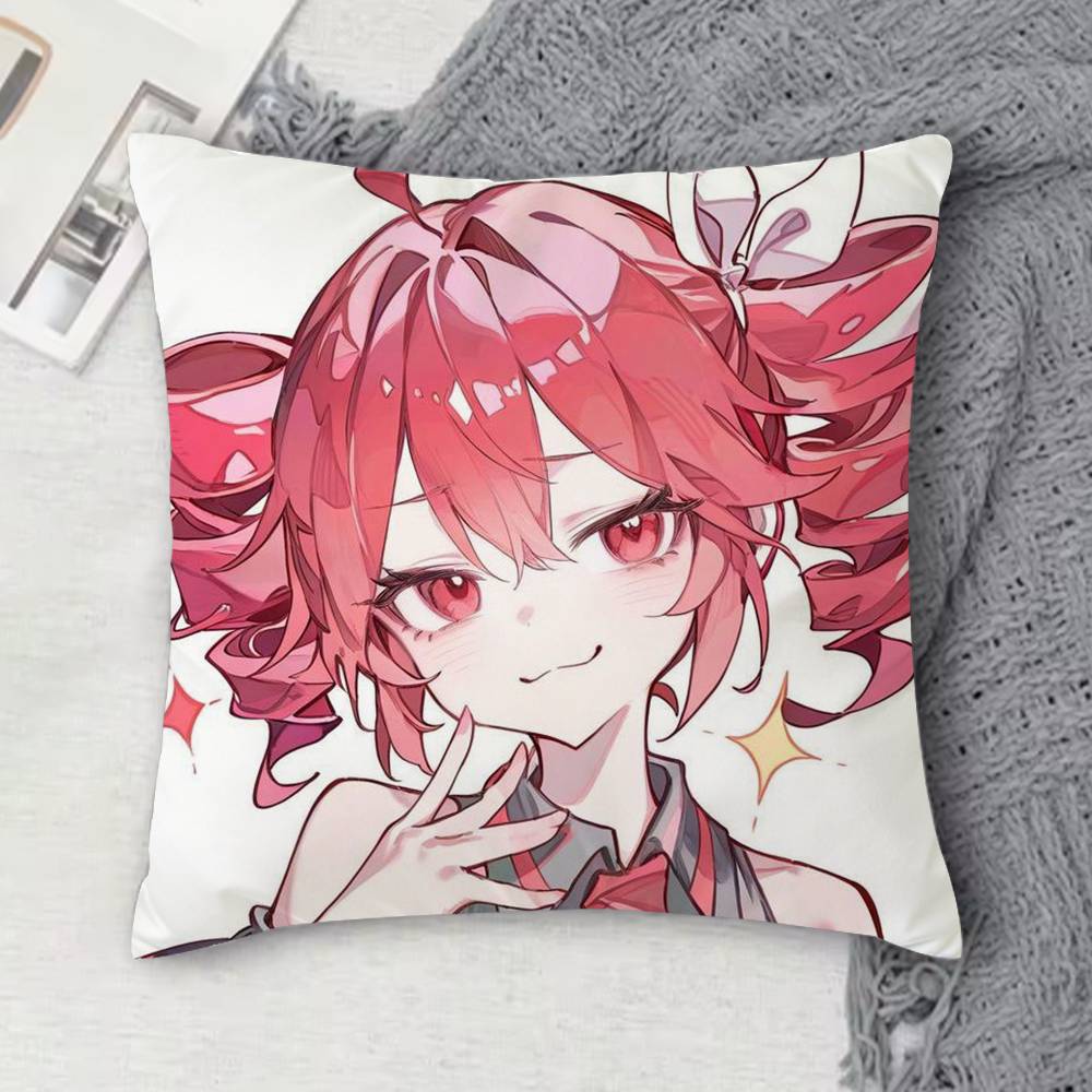 Kasane TTeto Doublesided Printed Square Decorative Cushion Cover for Sofa Living Room Home Decor