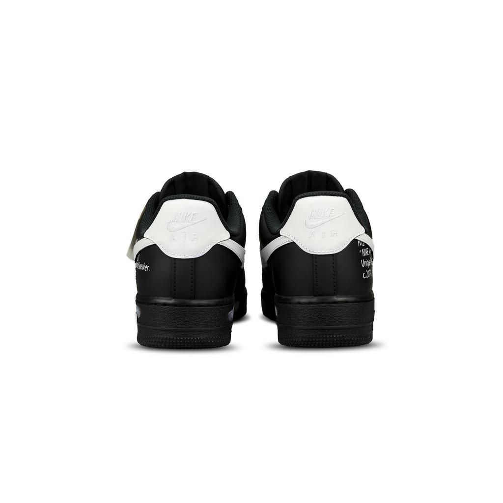 Nike Nike Air Force 1 Нескользящие Устойчивые к истиранию Низкие Скейтбордические кроссовки Унисекс Черный Белый CW2288-001(Команда333-)