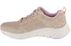 Skechers Arch Fit Comfy Wave, Womens Beige Sneakers
