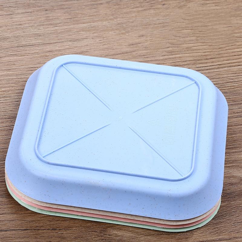 Пшеничная солома Тарелка для плевания костями Тарелка для плевания костями Квадратная тарелка для плевания костями Сухофрукты Фруктовая закуска Тарелка для ароматизаторов