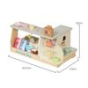 Деревянный игровой набор «Магазин мороженого» с реалистичными аксессуарами для творческой ролевой игры детей
