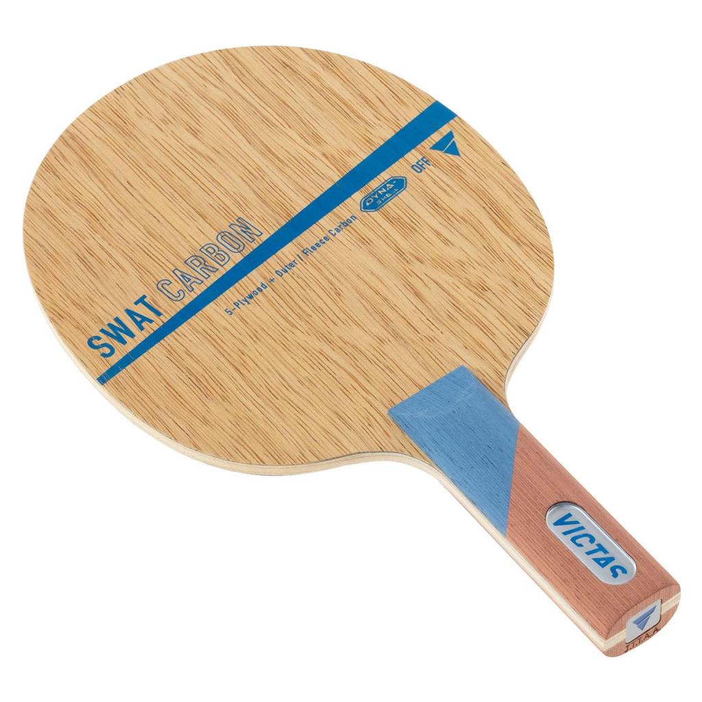 VICTAS SWAT CARBON Table Tennis Offensive 310035 Racket, Shakehand, Straight,
