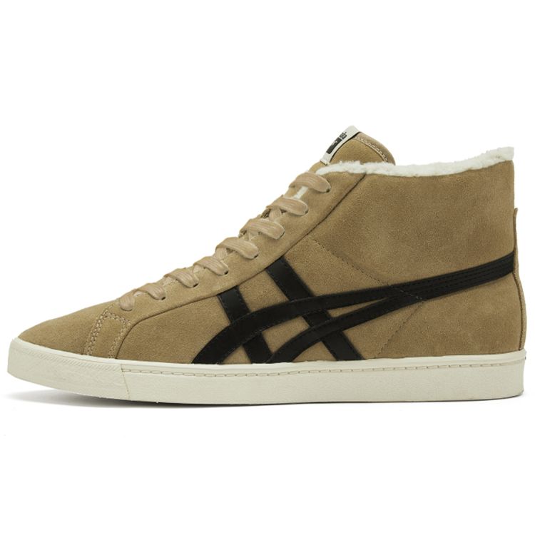 ONITSUKA TIGER Fabre RB Color Blocked Fleece Casual Durable Mid-Top Sneakers Unisex Sneakers Brown 1183B809-200