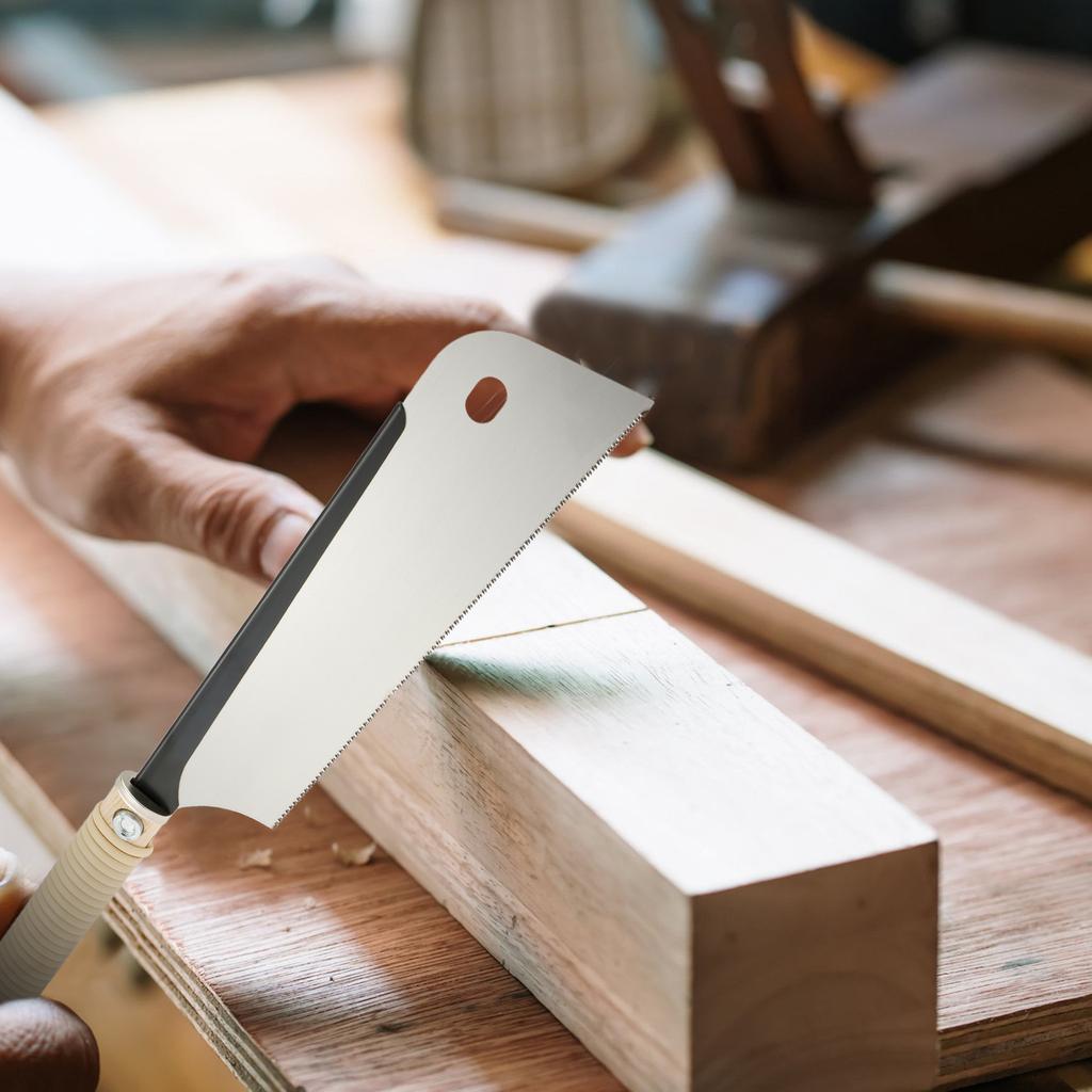 Японская пила-ножовка 10 дюймов SK5 Высокоуглеродистая сталь Японская ручная пила с шестигранным ключом 17 зубьев Деревообрабатывающий ручной инструмент Пила для заподлицо