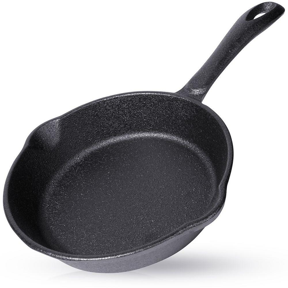 Patelnia Żeliwna na Gaz Indukcję Grill Ognisko do Piekarnika Talerz 16 cm