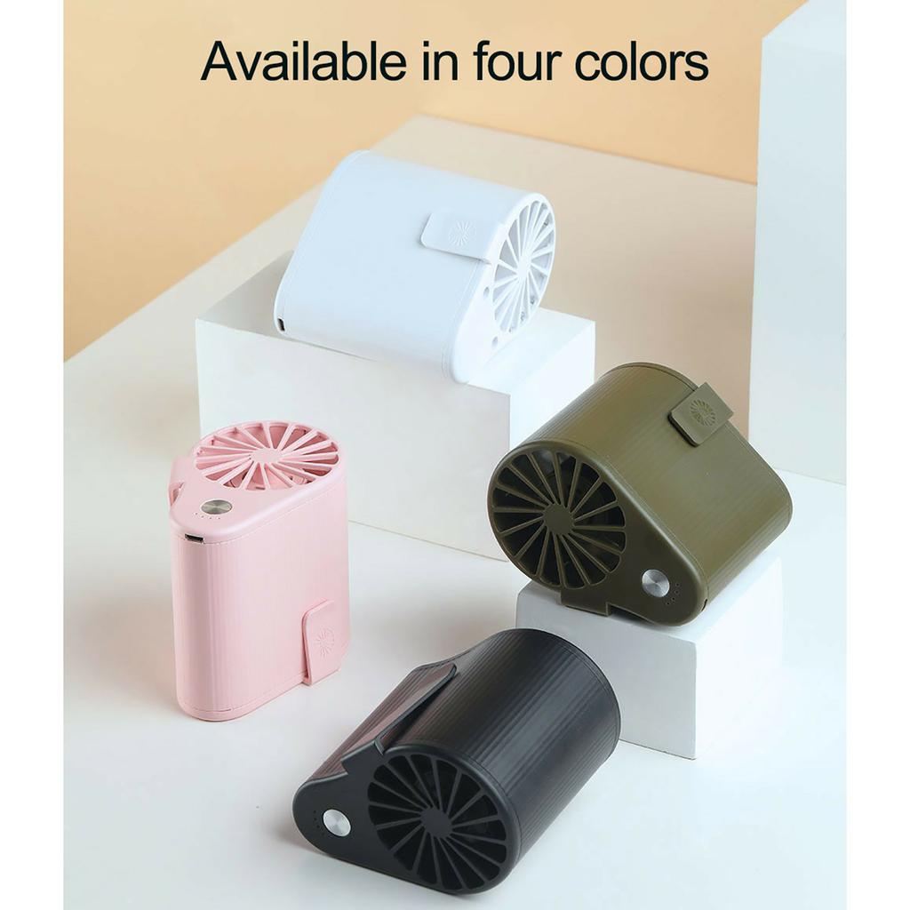 Portable Mini Fan 3 Speed Fans USB Rechargeable Desk Outside Travel