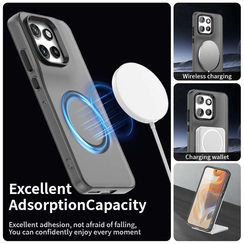 Case For Motorola Edge 60 Neo Case Moto Edge 60 Neo 50Neo Magnetic Adsorption Wireless Charge Cover For Moto Edge 60 Neo Case