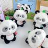 Jozibali pufak puflaydigan panda yumshoq o'yinchoq stressni kamaytirish va bezatish uchun ideal