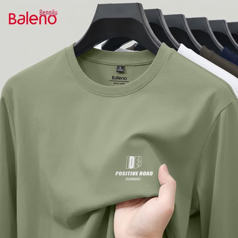 Мужская хлопковая футболка с длинным рукавом Baleno