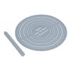 Dough Roller Set with Measurements Silicone Rolling Pin Non Stick Flour Mat for Home Kitchen Dessert Store