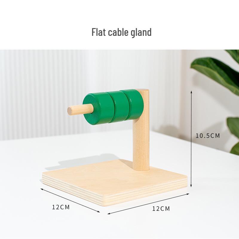 Монтессори деревянный ящик для ящиков раннее образование текстильный барабан мяч давление и головоломки игрушки для детского сада