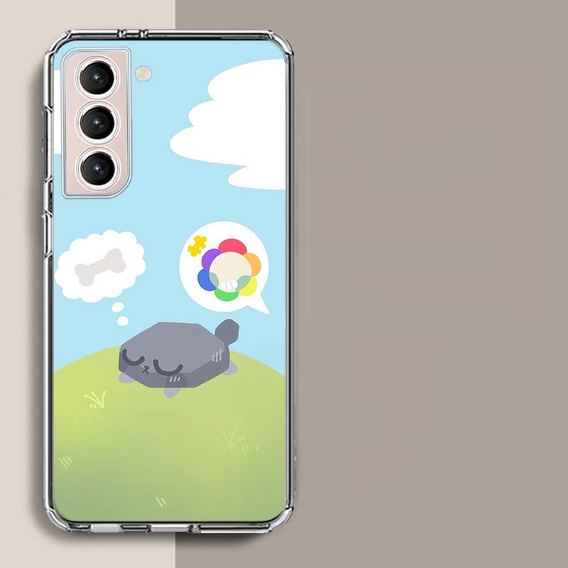 Чехол для телефона Game Dandys World для Samsung Galaxy S25 Edge S24 S23 FE S21 S20 S10 Plus S22 S26 Ultra Прозрачные чехлы TPU Capa Sh
