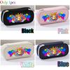 Multi-layer Student Pencil Bag Pencil Storage Box Oxford Cloth for Poke Mones Charizard Bulbasaur Blue Black White pink Gift