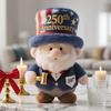 Yousheng America 250th Anniversary Gnome Ornament Mini Design Portable Decorative Gnome Sculpture with Even Color
