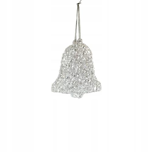 Acrylic Pendant Bells 9.5X8Cm - 2 Pcs