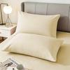 Waterproof Japanese Pillowcase, Anti-Oil & Sweat, Prevents Yellowing, 48x74cm, Universal for All Seasons, Pair.