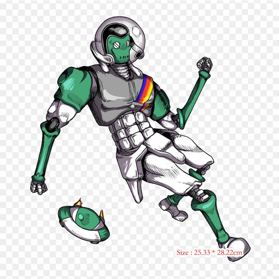 Угрожающие прозрачные наклейки Jojo's Bizarre Adventure Jos для одежды, нашивки в полоску, аппликации, наклейки на одежду, индивидуальный патч