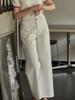 BEMUSE MANSION Belt Point Denim - White