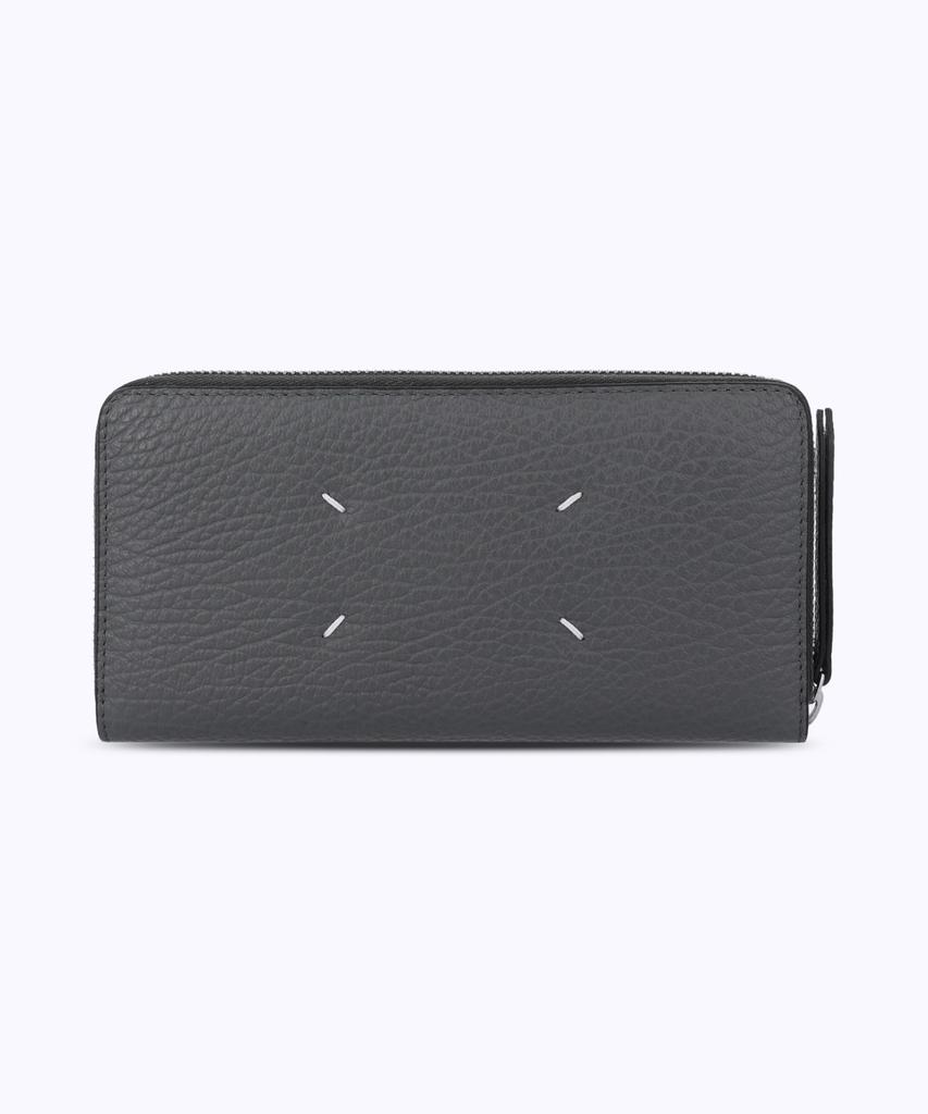 Maison Margiela Zip Around Continental Wallet - Grey / S56Ui0110P4455T8127