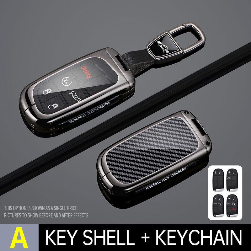 Replacement Shell for Dodge Journey, Jeep Grand Cherokee, and Chrysler Smart Key Remote.