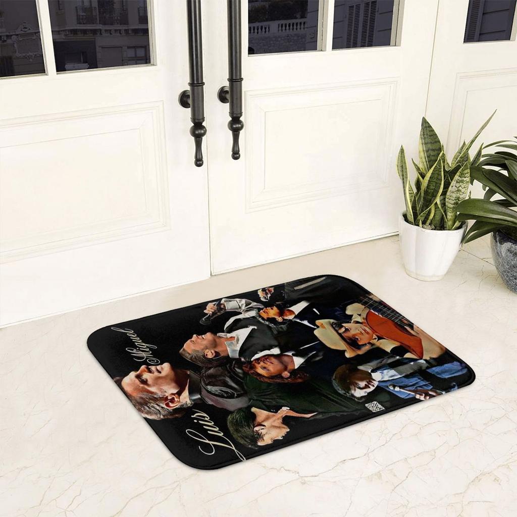 Luis Miguel Singer Anti-slip Doormat Floor Mat Sand Scraping Carpet Rug for Kitchen Entrance Bathroom Living room Footpad Mats