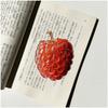Premium Feeling Reading Mark Transparent Grape Tomato Bookmarks Simulation Bookmark  Student Gift