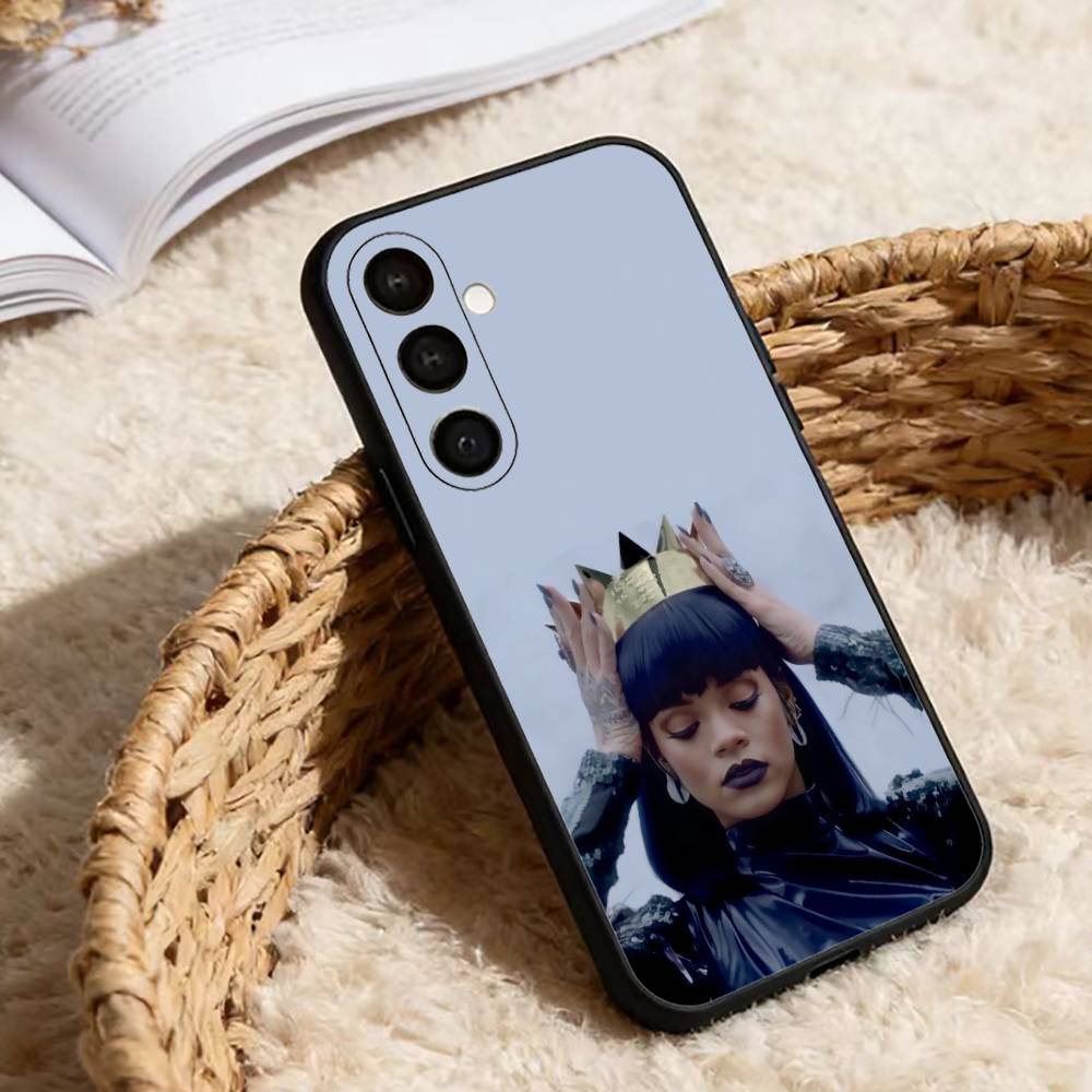 Чехол для телефона R-Rihanna ANTI Для Samsung Galaxy A13,21s,22,31,32,52,53,71,72,73, Мягкий черный чехол