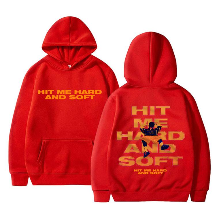 Hit Me Hard and Soft Tour 2024 Double Sided Print Hoodie Men Women Hip Hop Fashion Pullover Men's Casual Oversized Streetwear