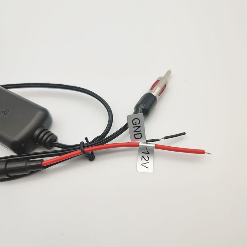 Car Antenna Aerial Splitter Cable Digital Radio Signal Amplifier Antenna Signal Booster 88-108MHz