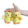Adorable 12cm Plush Chicken Keychain Playful Cuddly Toy Perfect For Car Keys And Accessories