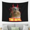 Rock Hyrax Devil Tapestry Wall Hanging Aesthetic Home Decoration Tapestries for Dorm Room