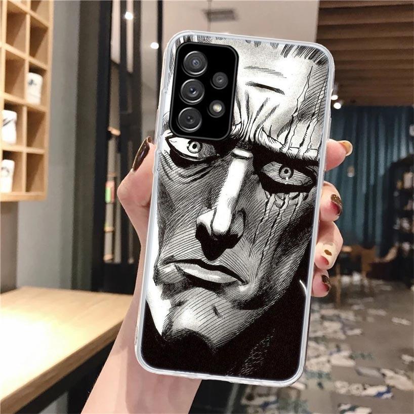 Мягкий чехол для телефона One P-Punch-Man Saitama King для Samsung Galaxy A52 A42 A32 A12 A22 A51 A50S A30S A20S A10S A71 A41 A31 A21S A40