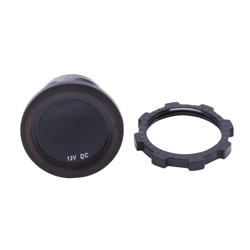 2X DC12V RD Digital Voltmeter Three Wires Vehicles Motorcycles Boat Cars Voltage Panel Meter LED Display Color