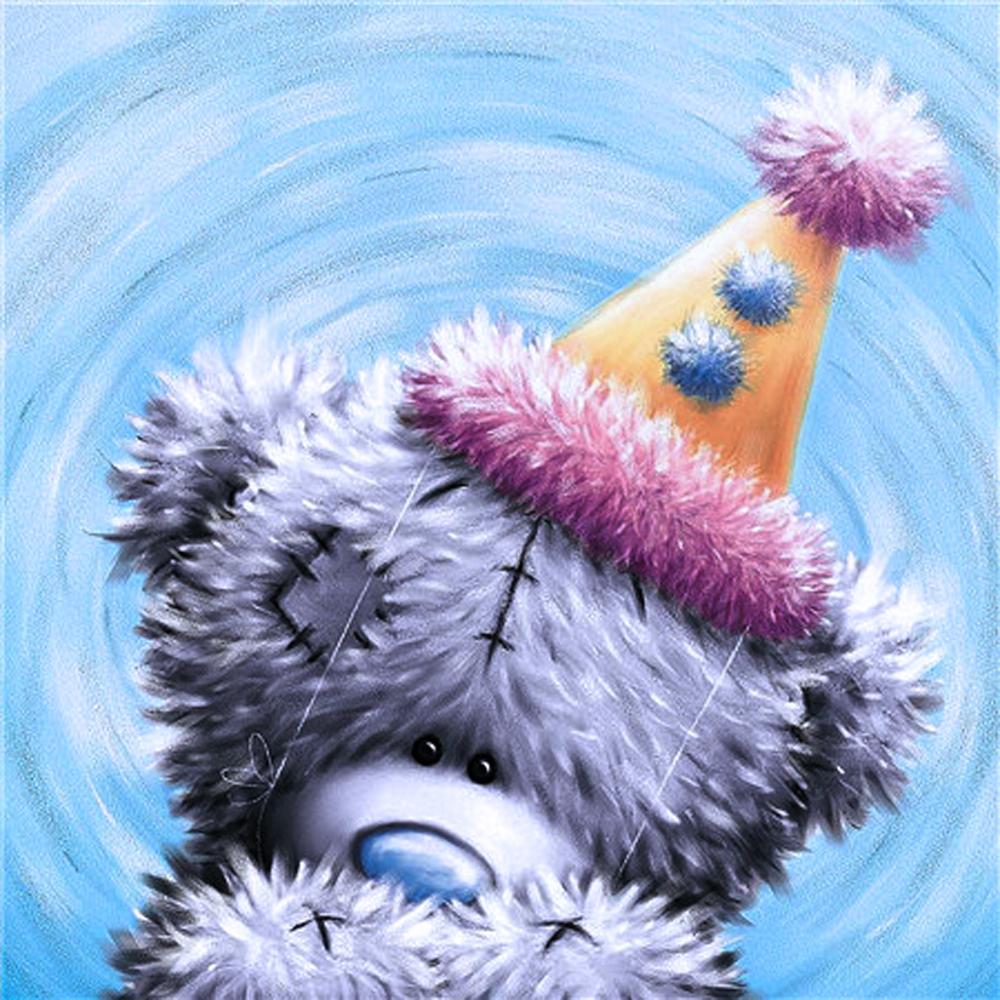 5D алмазная живопись цветок Алмазная вышивка Рождественский Маппет Медведь мозаика Diy набор для вышивки крестом художник украшение дома подарок