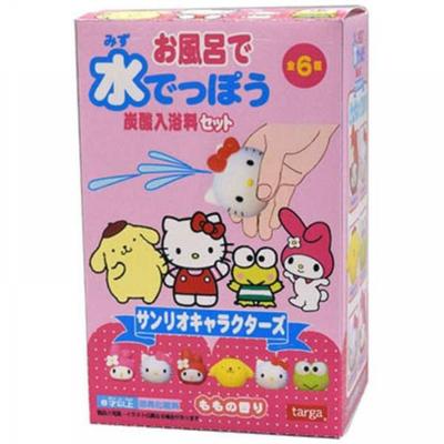 Sanrio Sanrio Characters Водный пистолет для ванны Набор газированных солей для ванны 1 коробка 12 шт.