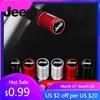For Jeep 4Pcs Car Tire Valve Cap Alloy Wheel Valves Cover Accessories For Jeep Grand Cherokee Wrangler JK Gladiator Compass R