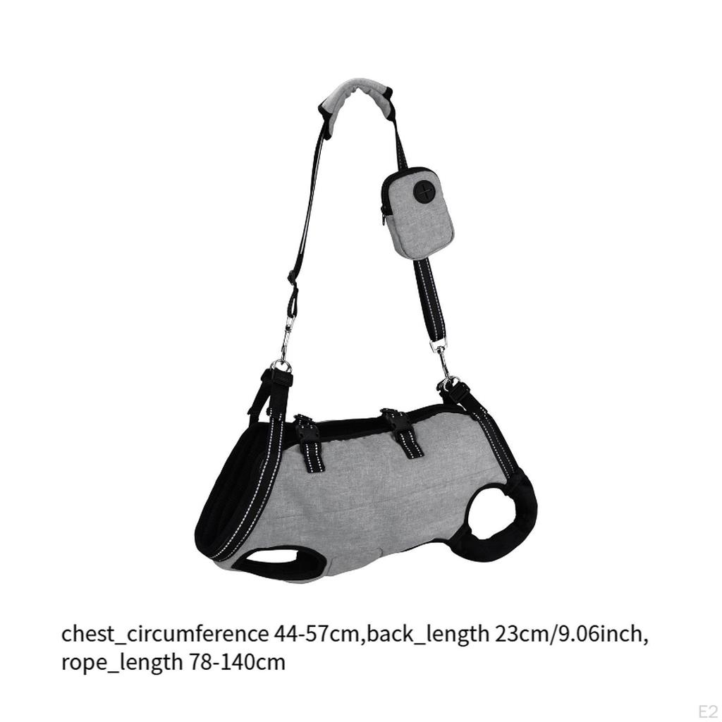 Поддерживающий ремень для собаки для помощи при ходьбе