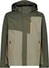 Куртка CMP 3 в 1 со съемной внутренней курткой (31Z1587D) олива/шалфей