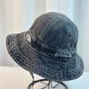 Широкополая панама в корейском стиле для мужчин и женщин, легкая, на весну и лето, в стиле Ins, защищающая от солнца, закрывающая лицо