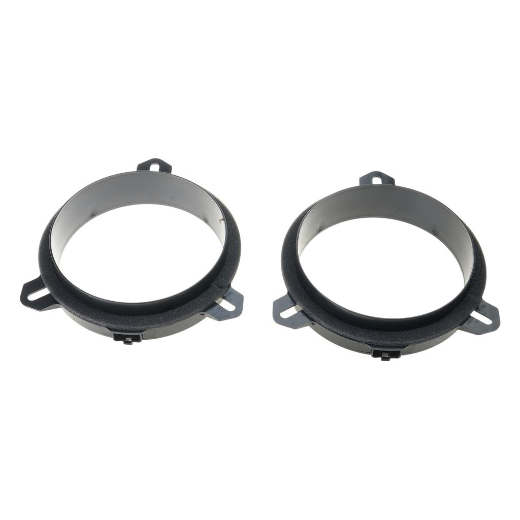 2Pcs Car Speaker Spacer Adapter 6.5 Inch Plastic Refitting Audios Anti-Slip Washer Mat Horn Gasket Spacers
