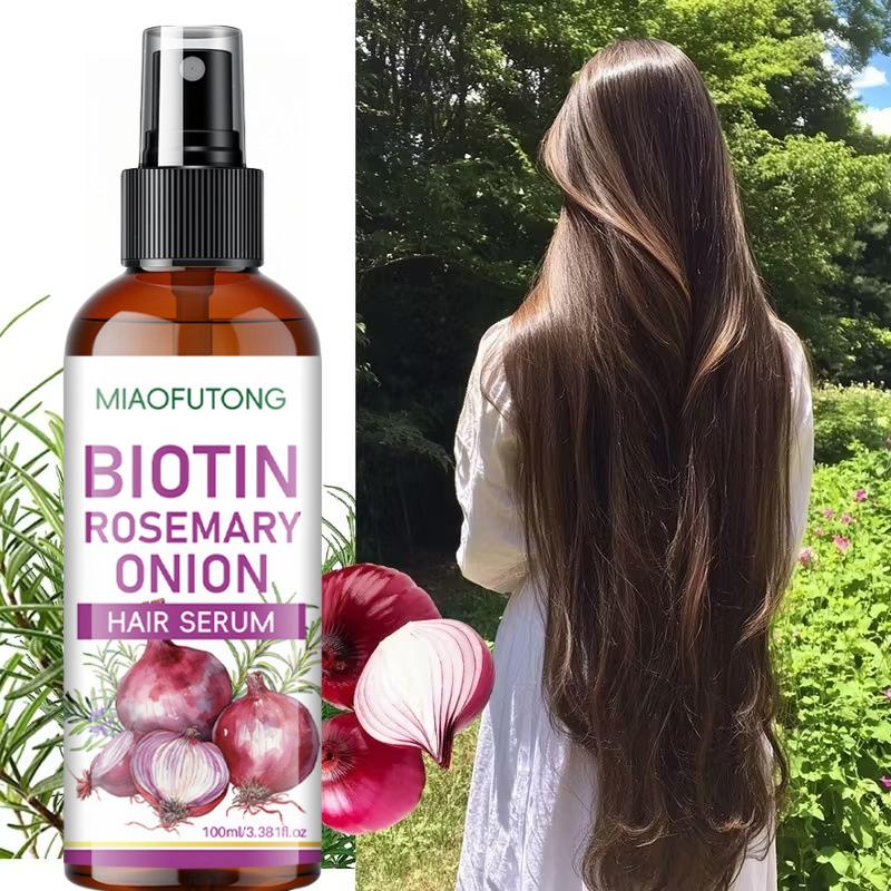 Onion Hair Serum Spray - Anti-Hair Loss, Hair Growth, Thickening, Smoothing, Leave-In Treatment for Men and Women, 4oz