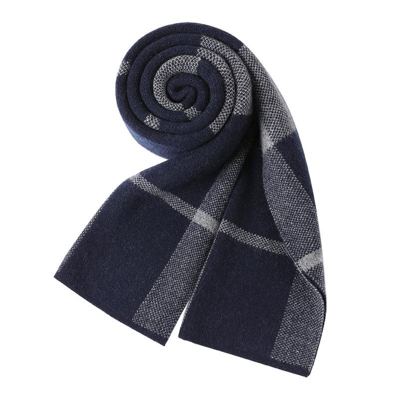 High-end Business Versatile Scarf Men's 2025 Winter New Wool Versatile Shawl Dual-purpose Cashmere Scarf