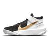 Детские кроссовки Team Hustle D10 FlyEase GS Black White Metallic Gold Photon-Dust DD7303-002